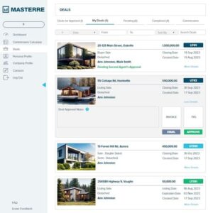 MASTERRE: Real Estate Transaction Management Software